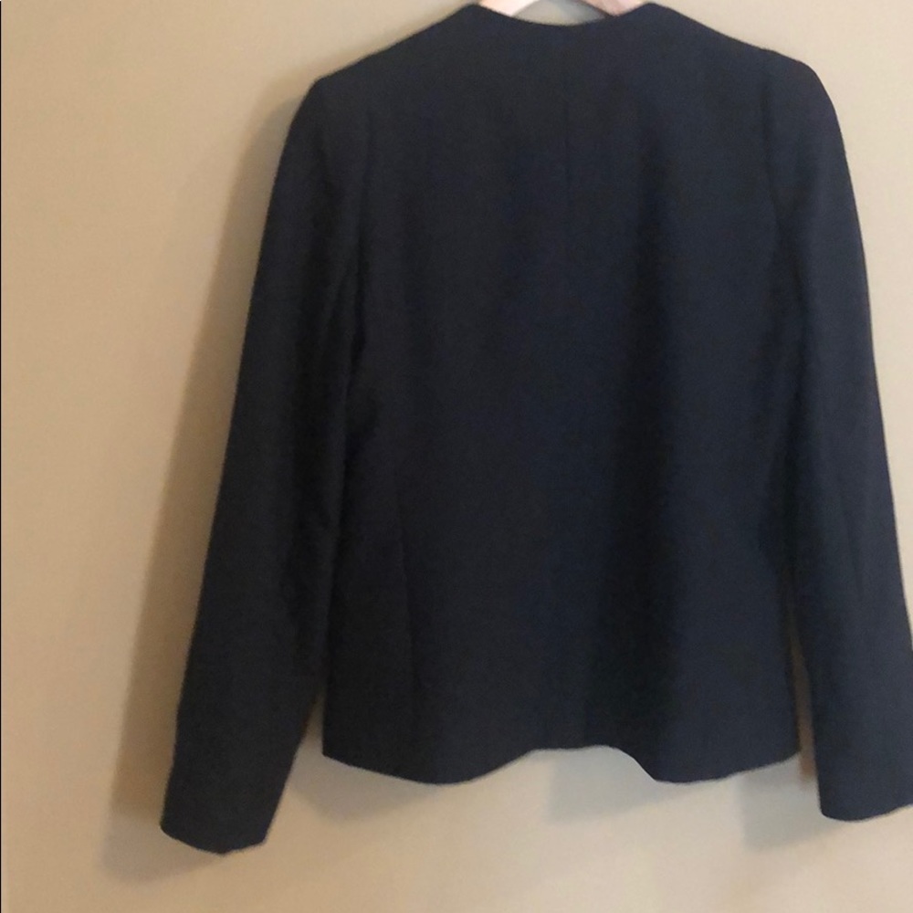 Mango Mng Basic Black Blazer Size Medium - image 4